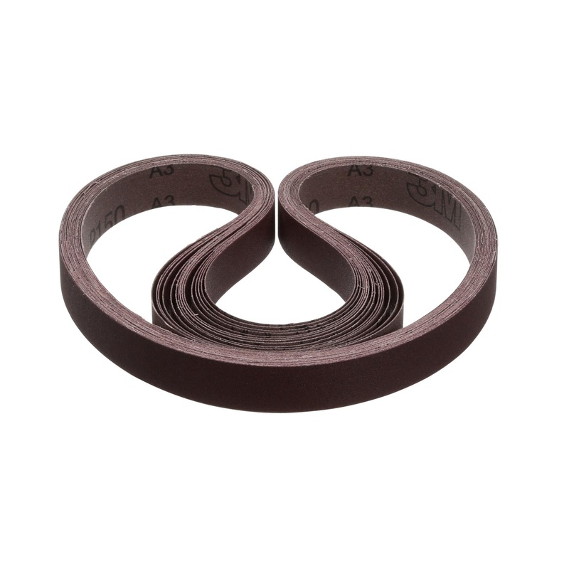 3M Cloth Belt 341D, P100 X-weight, 1 in x 42 in, Fabri-lok,Single-flex