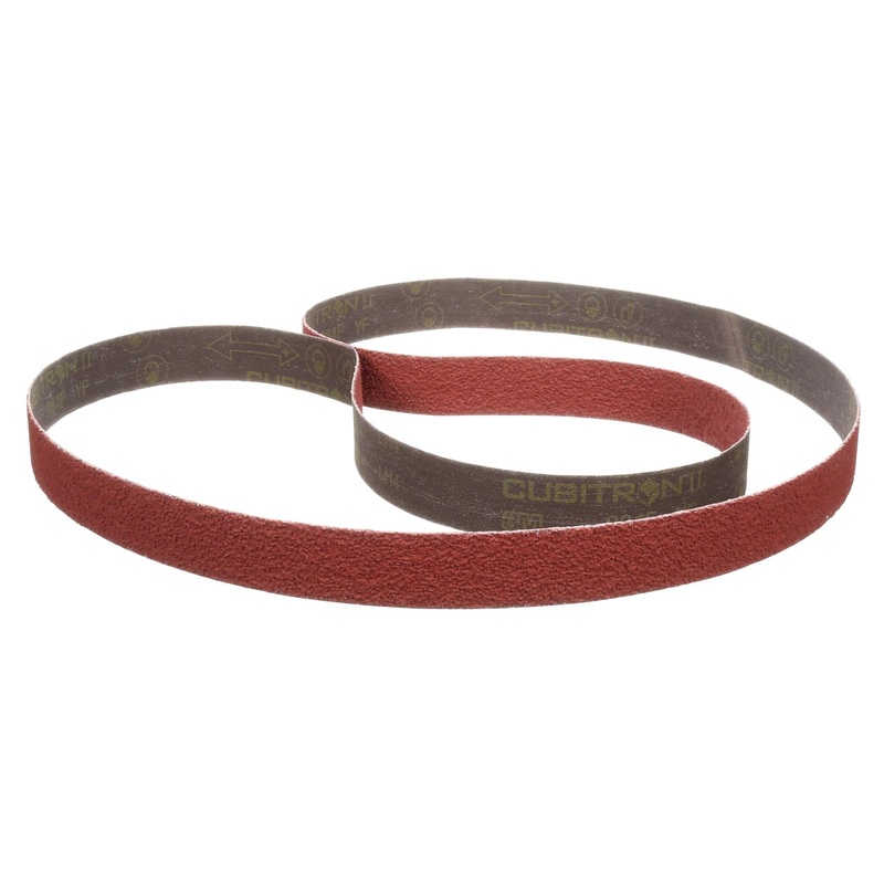 3M Cubitron II Cloth Belt 984F, 3 in x 132 in, 36+, Full-FlexFilm-Lok