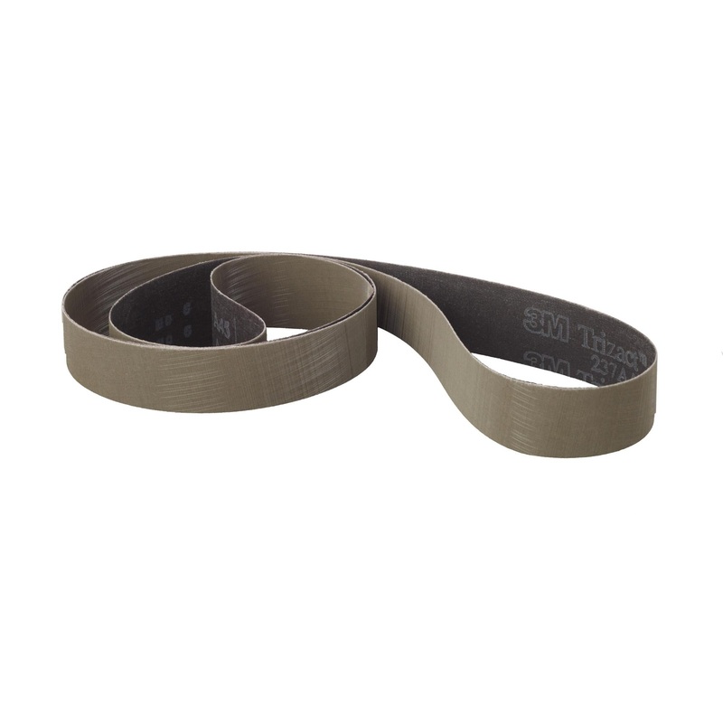 3M Trizact Cloth Belt 237AA, A80 X-weight, 2 in x 48 in, Film-lok,Full-flex