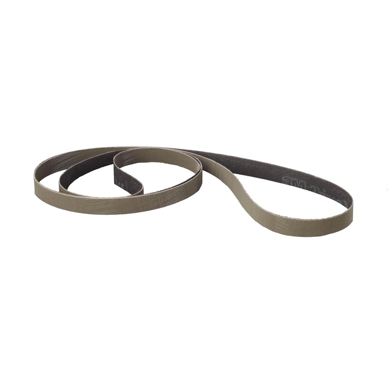 3M Trizact Cloth Belt 237AA, A80 X-weight, 3/16 in x 18 in, Film-lok,Full-flex
