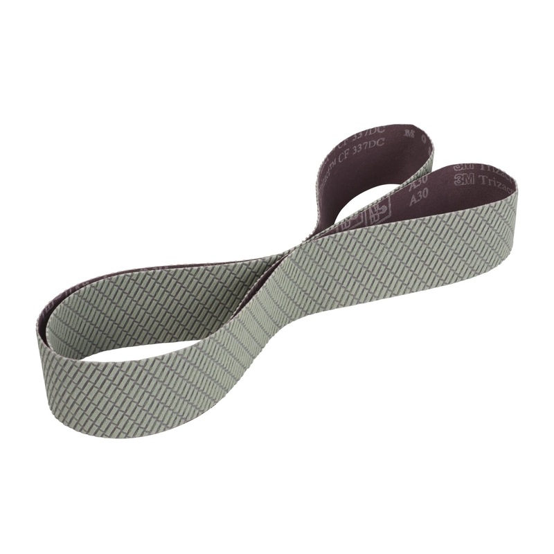 3M Trizact Cloth Belt 337DC, A65 X-weight, 3 in x 132 in, Film-lok, NoFlex