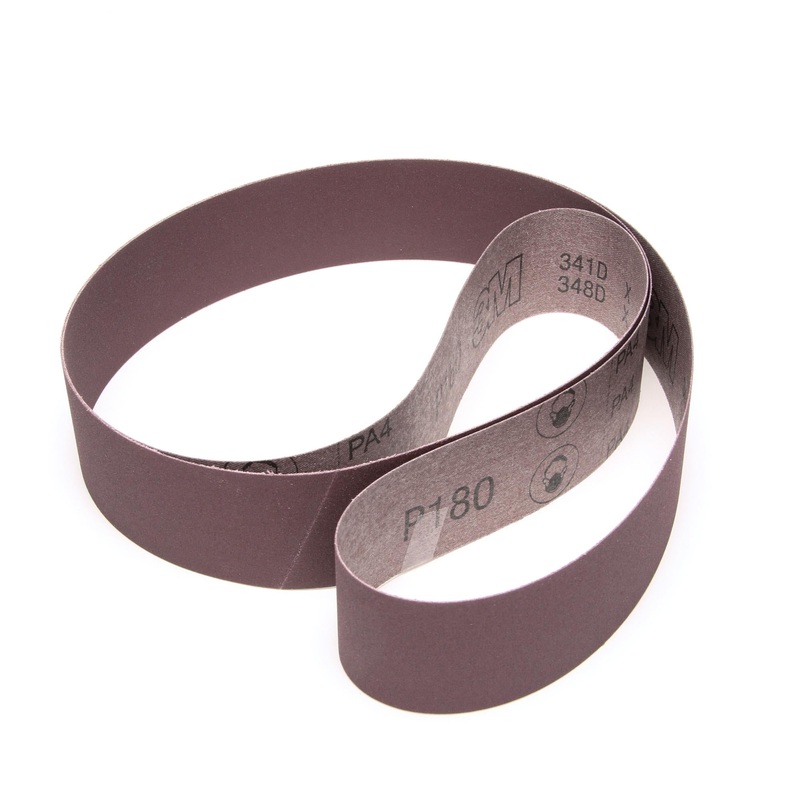 3M Cloth Belt 341D, 40 X-weight, 2-1/2 in x 48 in, Film-lok,Single-flex