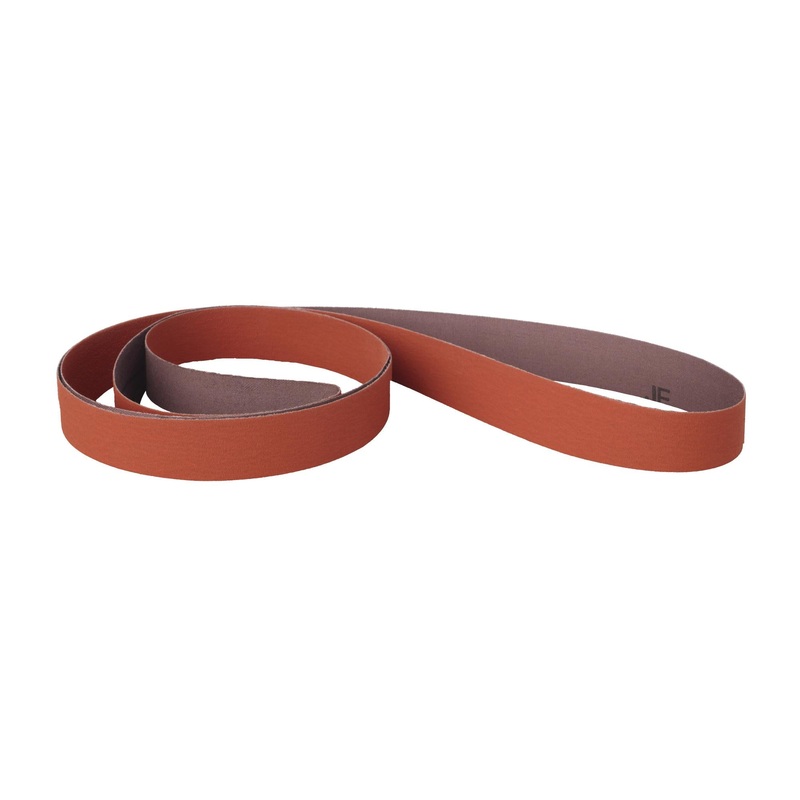 3M Cloth Belt 707E, P120 JE-weight, 3-1/2 in x 15-1/2 in, Fabri-lok,Single-flex