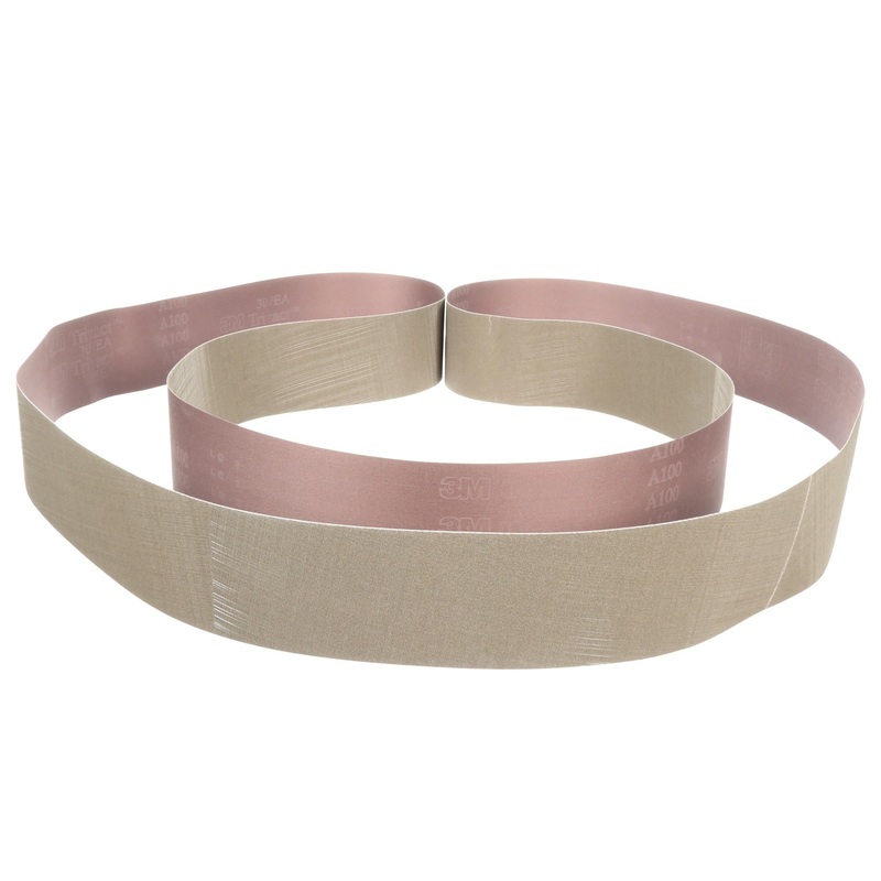 3M Trizact Cloth Belt 307EA, A100 JE-weight, 3-1/2 in x 15-1/2 in,Film-lok