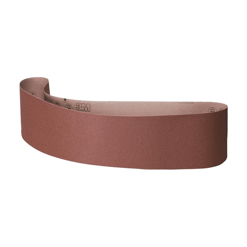 3M Cloth Belt 361F, P120 XF-weight, 3 in x 2-3/4 in, Lap Unskived,Single-flex