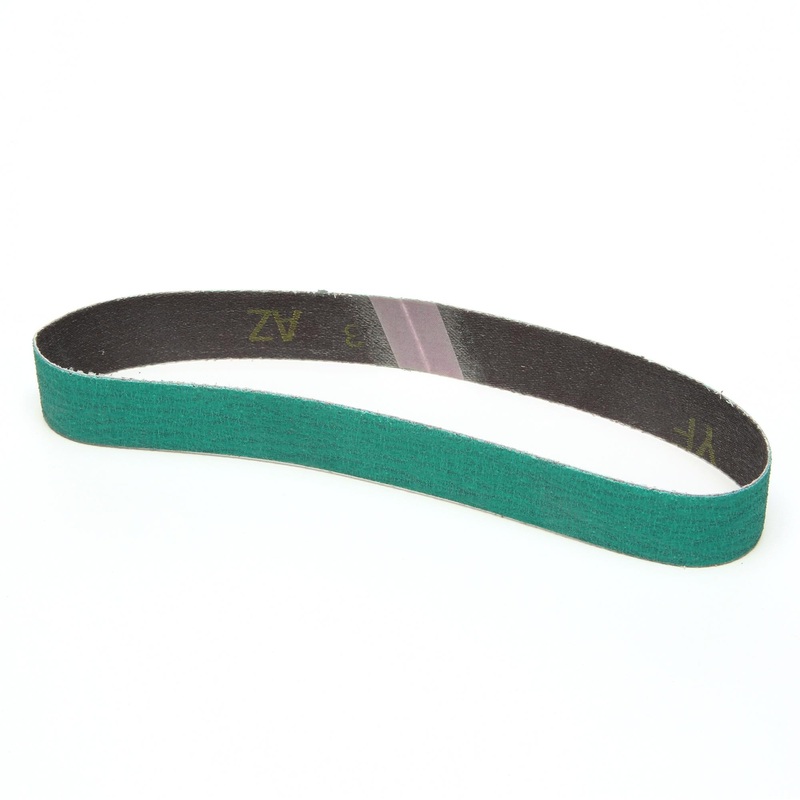 3M Cloth Belt 577F, 120 YF-weight, 1/4 in x 24 in, Fabri-lok,Single-flex
