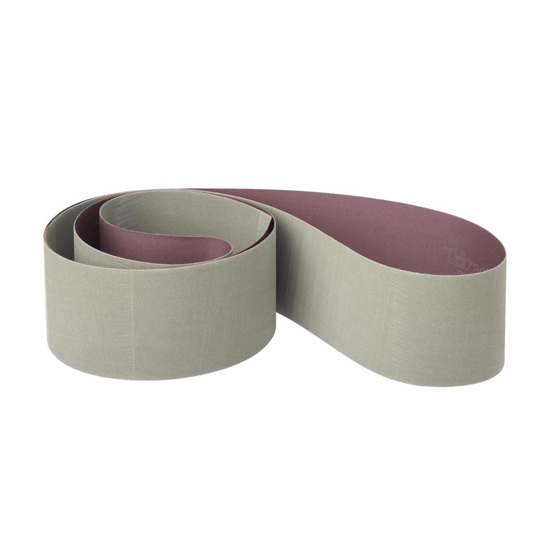 3M Trizact Cloth Belt 217EA, A45 JE-weight, 4 in x 132 in, Film-lok,Full-flex