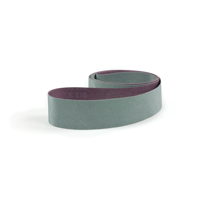 3M Trizact Cloth Belt 407EA, 1/2 in x 24 in, A110 JE-weight, Full-FlexScallop A