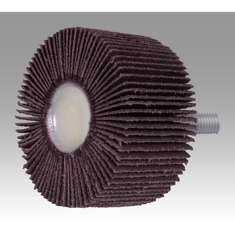 3M Flap Wheel 341D, 40 X-weight, Type 84, 1 in x 5/8 in x 1/4 in-20External