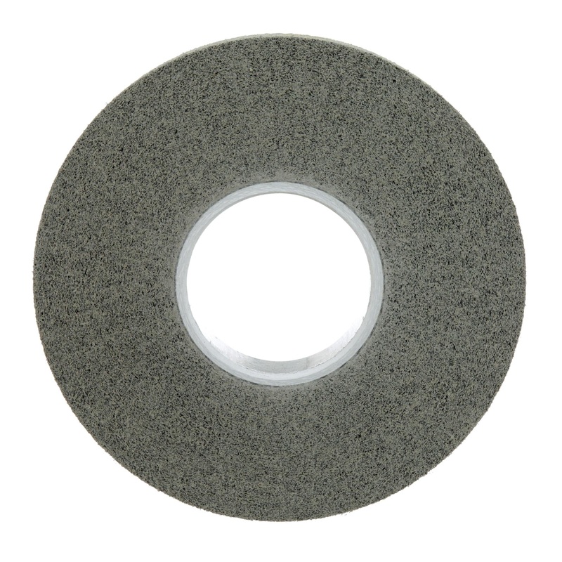 Standard Abrasives Deburring Wheel, 854393, 9S Fine, 8 in x 1 in x 3in