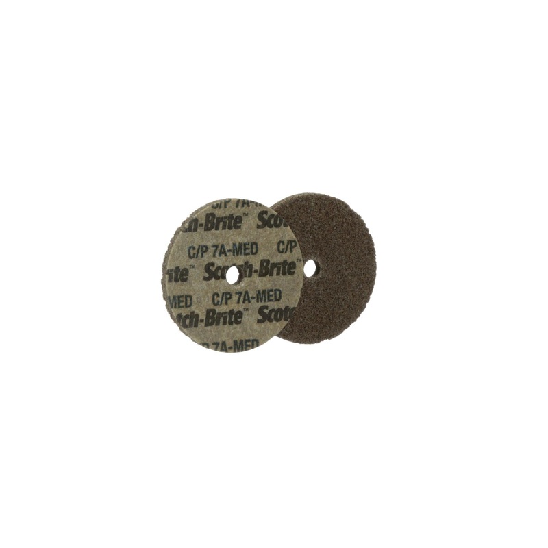 Scotch-Brite Cut and Polish Unitized Wheel, CP-UW, 7A Medium, 8 in x 1in x 1 in
