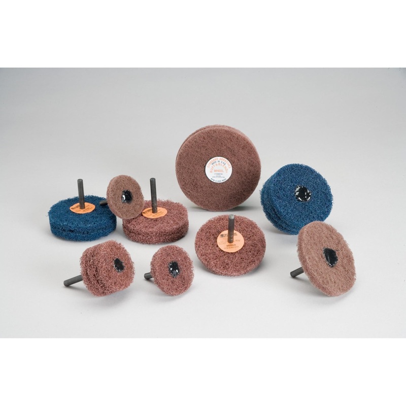 Standard Abrasives Buff and Blend GP Wheel 880513, 3 in x 1 Ply x 1/4in A VFN