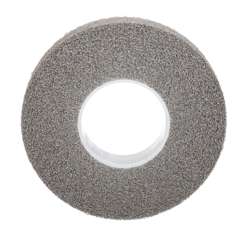 Scotch-Brite Multi-Finishing Convolute Wheel, MU-WL, 2S Fine, 8 in x 1in x 3 in