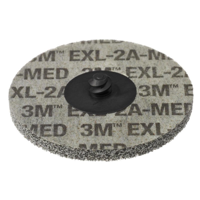 Scotch-Brite Roloc EXL Unitized Wheel, XL-US, 2A Medium, TS, 3 in,10/Carton