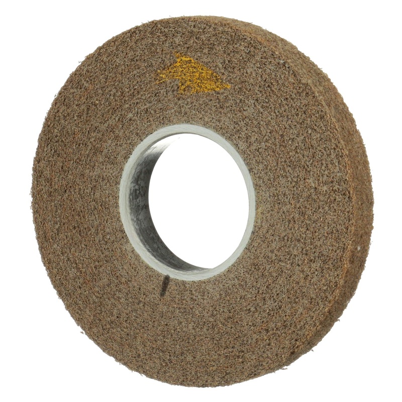 Scotch-Brite Cut and Polish Wheel, 18 in x 2 in x 10 in 5A FIN, 1ea/Case