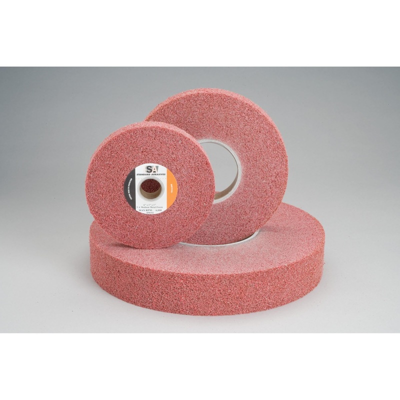 Standard Abrasives Metal Finishing Wheel 858982, 12 in x 1 in x 5 in 5AMED