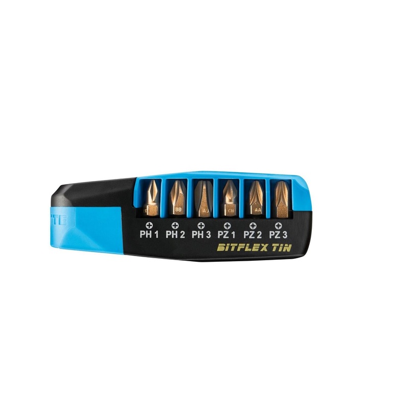 Witte 9T 251052000 RATCHDRIVE Tin 6 Piece Set, 3 Phillips and 3 PZ