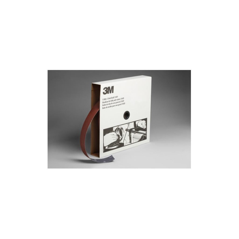 3M Utility Cloth Roll 314D, P50 X-weight, 2 in x 50 yd