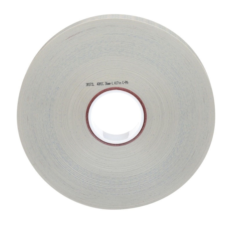3M Microfinishing Film Roll 372L, .453 in x 650 ft x 3 in, 15 Mic, ASO