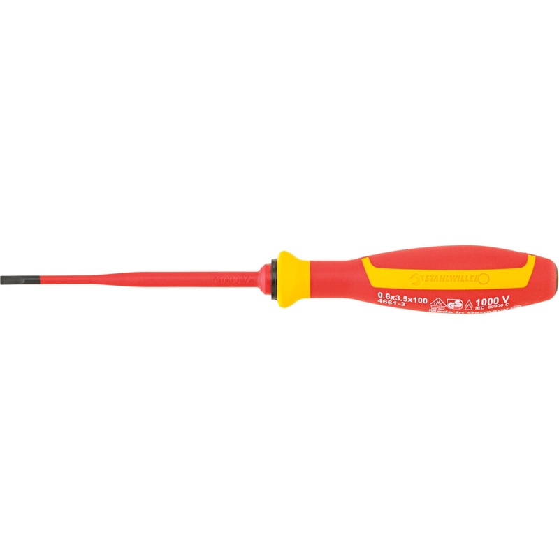 Stahlwille 46613035 VDE slotted screwdriver Drall+