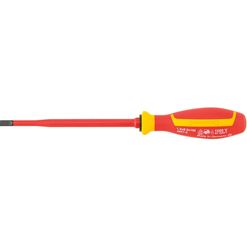Stahlwille 46613065 VDE slotted screwdriver Drall+