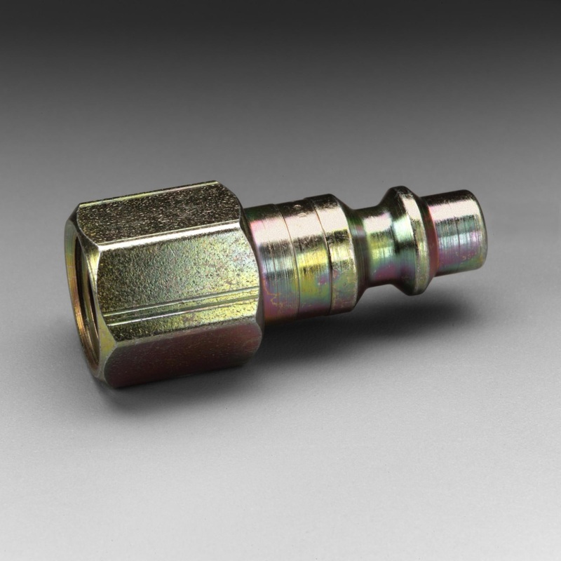 3M Plug W-3080-2, 1/4 in Body Size, 1/4 in FPT, Industrial Interchange2/Case