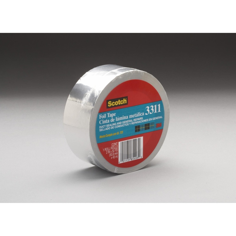 Scotch Foil Tape 3311-10A, 2.0 in x 10 yd (50.8 mm x 9,1 m)