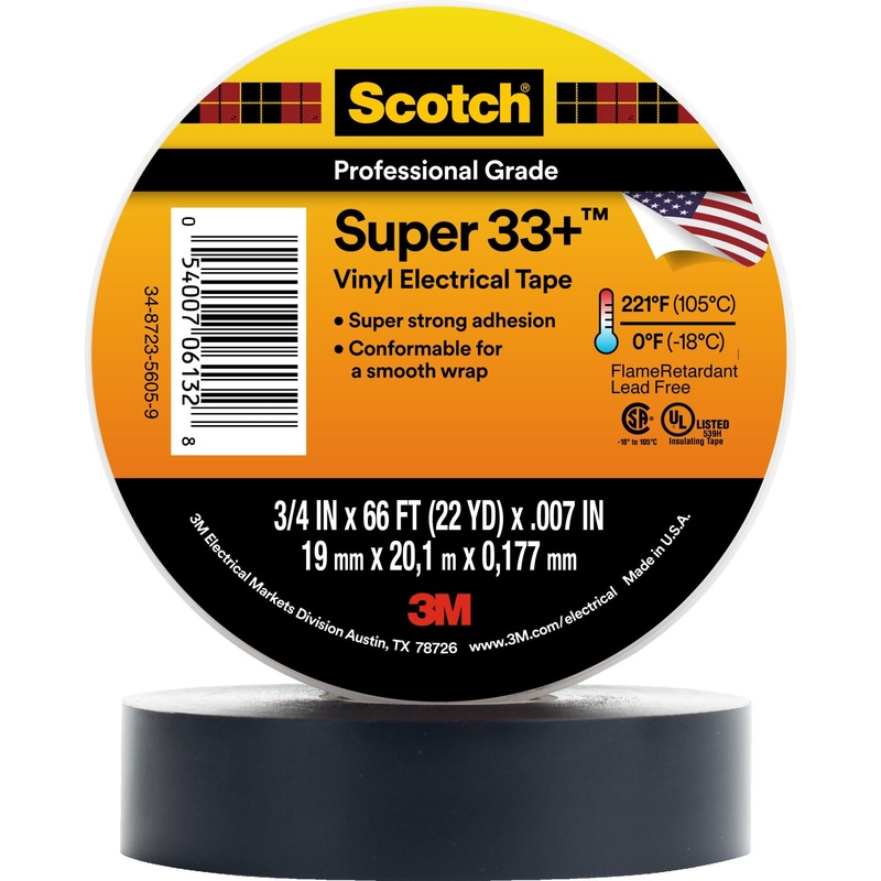 Scotch Vinyl Electrical Tape Super 33+