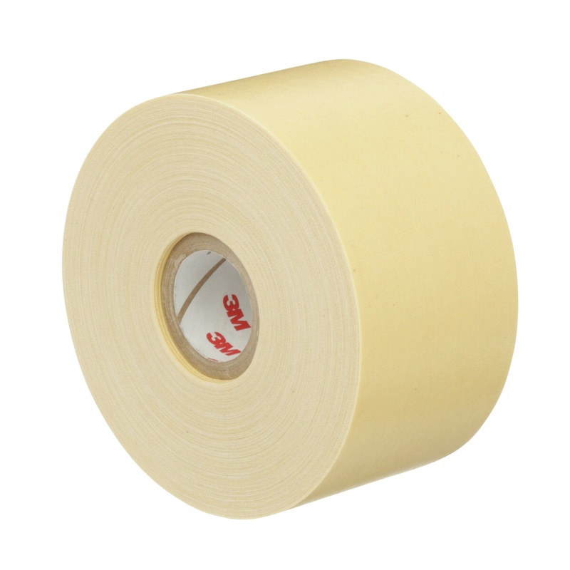 Scotch Varnished Cambric Tape 2520, 2 in x 36 yd, Yellow