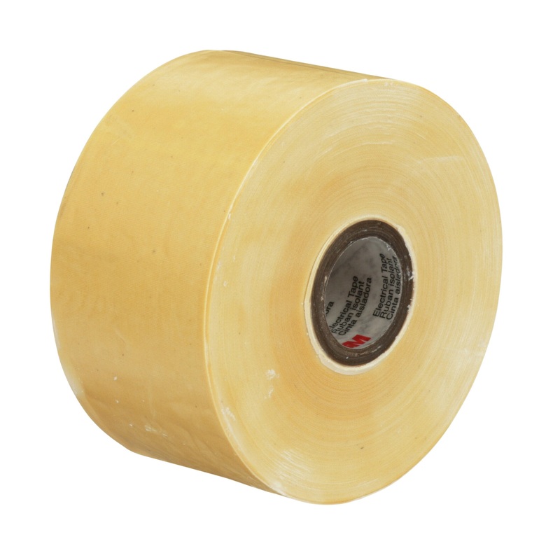 Scotch Varnished Cambric Tape 2510, 2 in x 36 yd, Yellow, 4rolls/carton