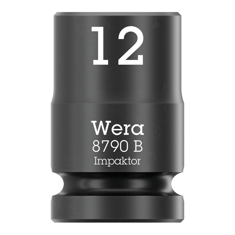 Wera 8790 B Impaktor socket with 3/8" drive, 12 x 30 mm