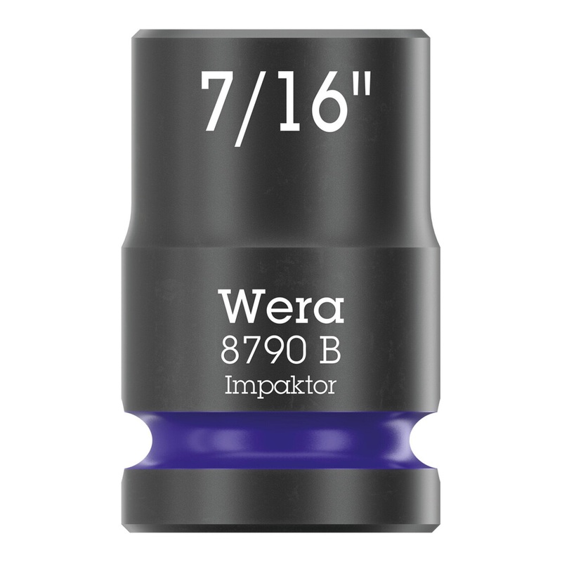 Wera 8790 B Impaktor socket with 3/8" drive, 7/16" x 30 mm