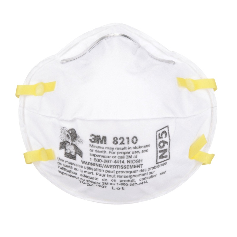 3M Particulate Respirator 8210, N95 160 EA/Case