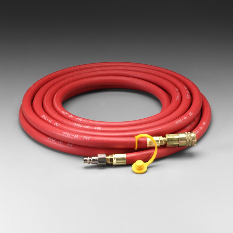 3M Supplied Air Hose W-3020-50/07034(AAD), 50 ft, 1/2 in ID