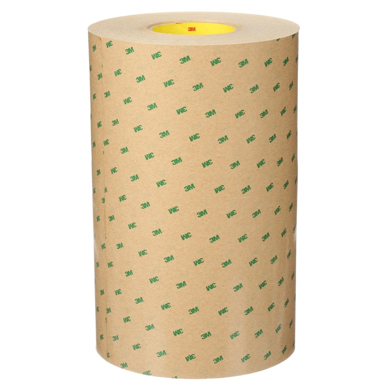3M Adhesive Transfer Tape 9471, Clear, 48 in x 60 yd, 2 mil, 1 roll percase
