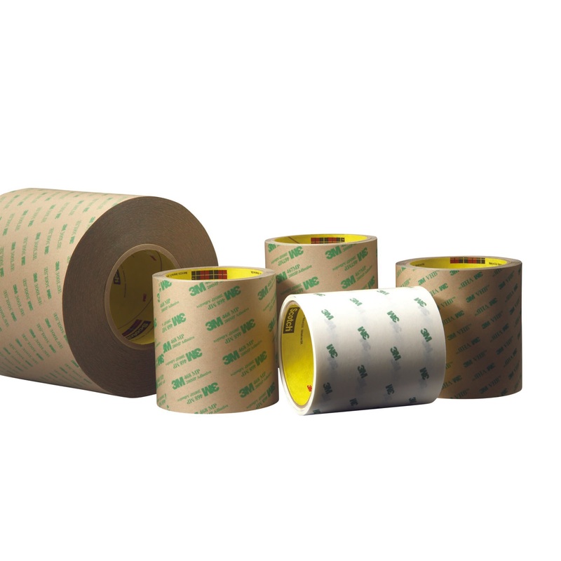 3M Adhesive Transfer Tape 9453LE, Clear, 54 in x 360 yd, 3.5 Mil