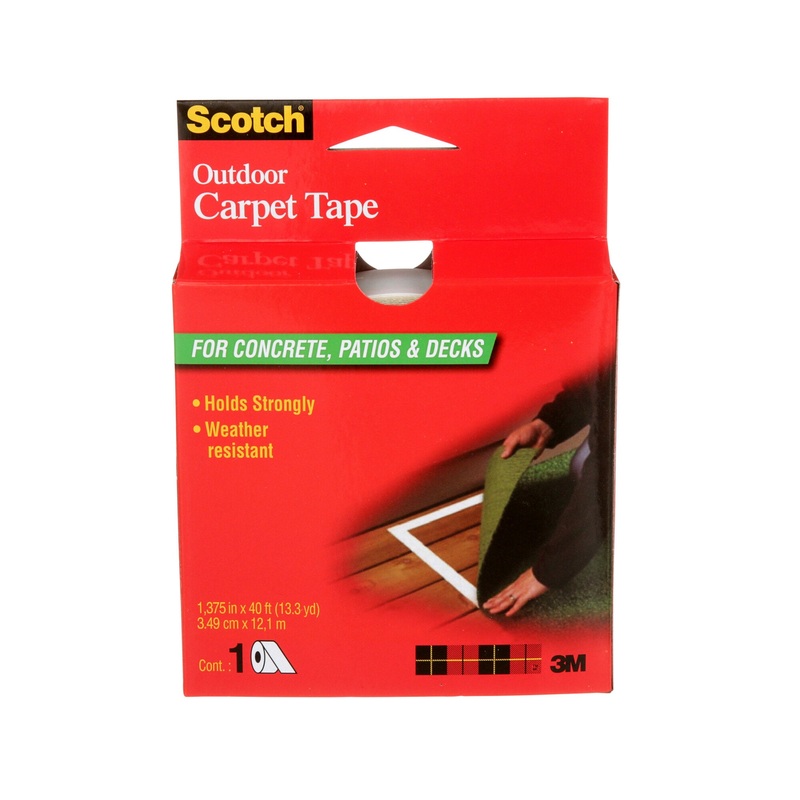 Scotch Outdoor Carpet Tape, CT3010, 1.375 in x 13.333 yd (34.9 mm x12.1 m)