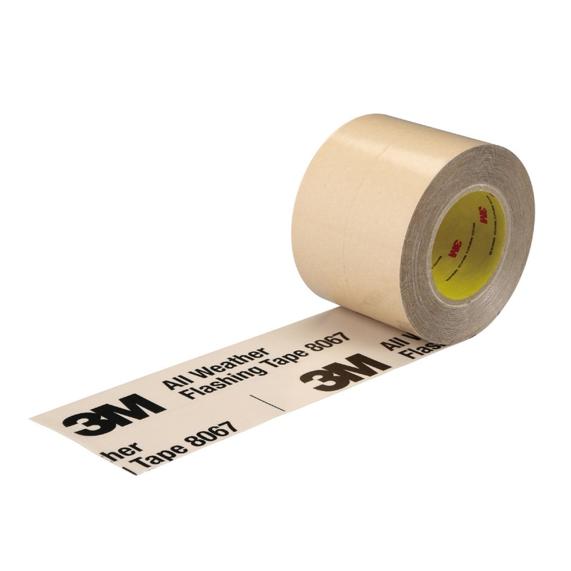 3M All Weather Flashing Tape 8067 Tan, 3 in x 75 ft, 12 per case, SlitLiner