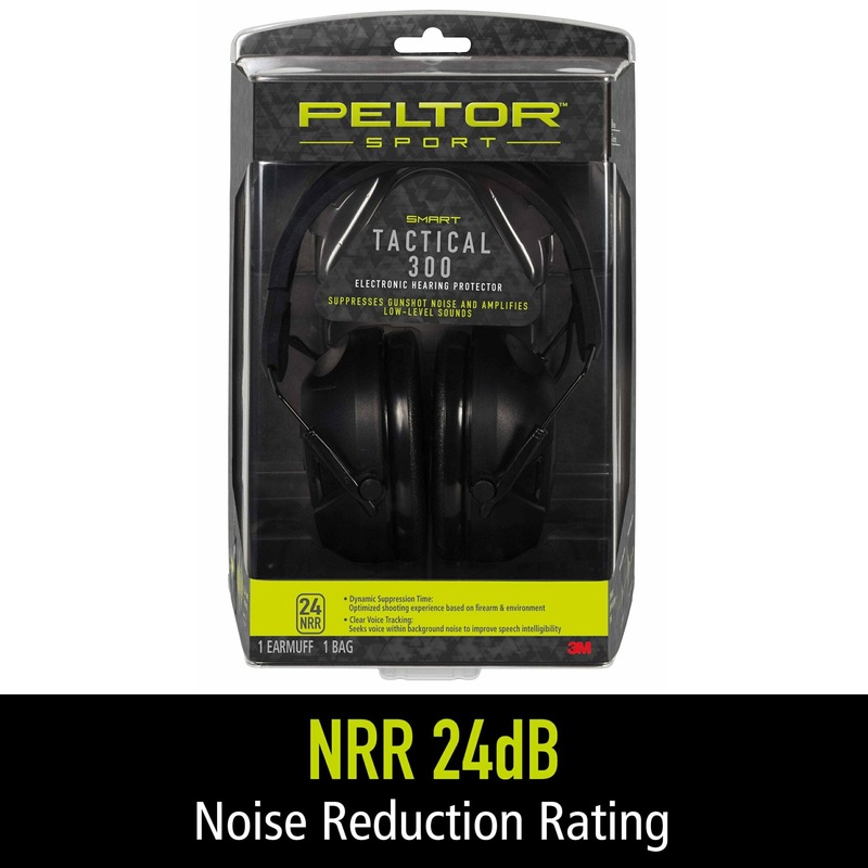 Peltor Sport Tactical 300 Electronic Hearing Protector, TAC300-OTH