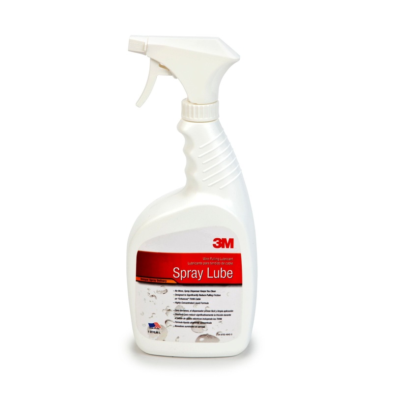 3M Wire Pulling Lubricant Spray WLS-QT, excellent cling and wettingproperties