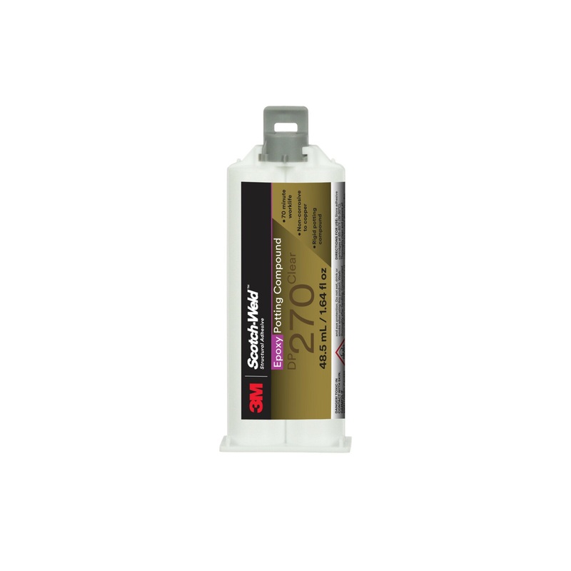 3M Scotch-Weld Epoxy Potting Compound DP270, Clear, 48.5 mL Duo-Pak