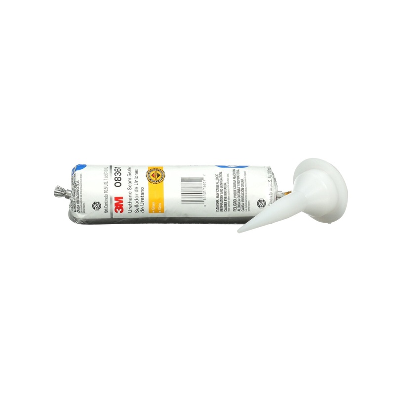 3M Urethane Seam Sealer, 08361, Gray, 310 mL Foil Pack