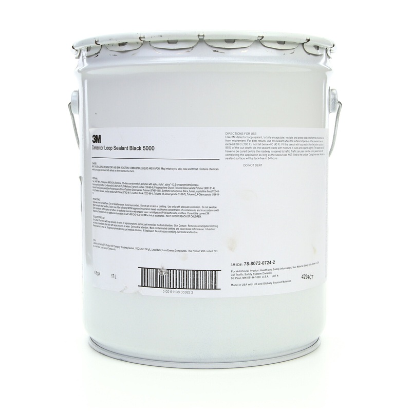 3M Detector Loop Sealant DLS5000, 4.5 Gallon
