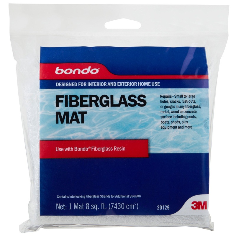 Bondo Fiberglass Mat, 20129, 8 sq ft