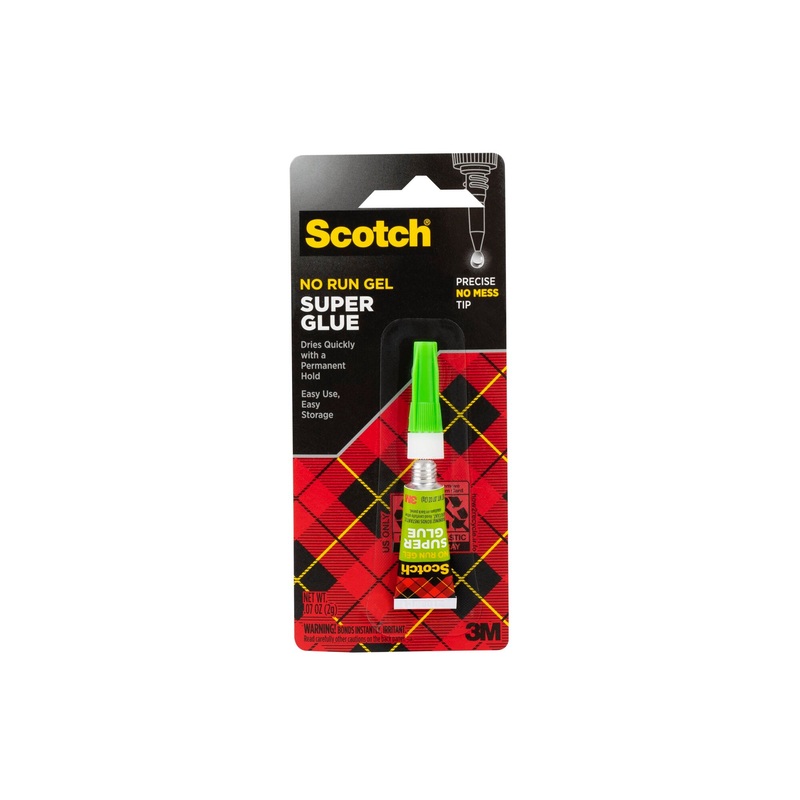 Scotch Super Glue Gel AD113, .07 oz, 1-Pack