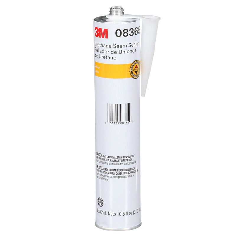3M Urethane Seam Sealer, 08365, Beige 310mL Cartridge