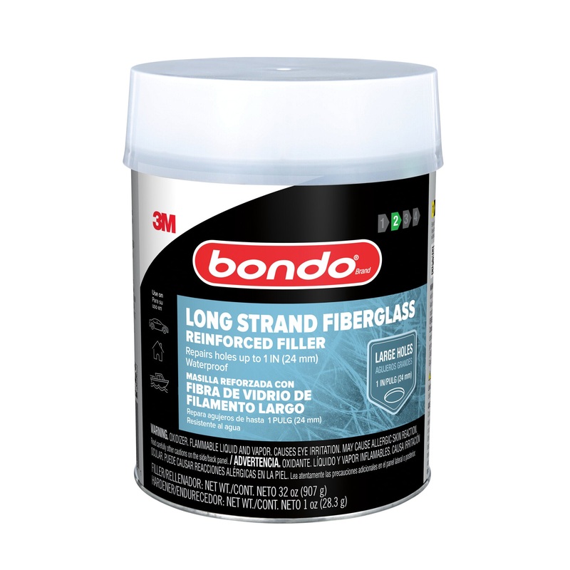 Bondo Long Strand Fiberglass Reinforced Filler LS-QT-ES, 32 oz (2 lb)
