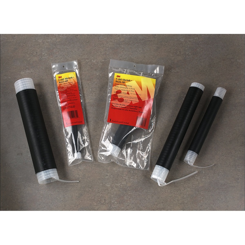 3M Cold Shrink Insulator 8427-12P, Tape/Wire/UniShield Shielding, 1kV