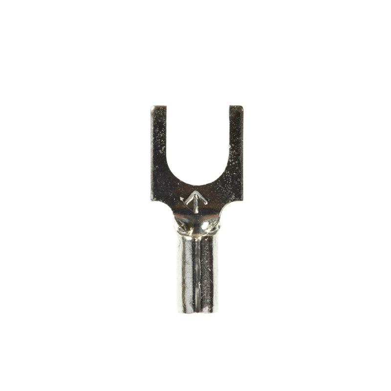 3M Scotchlok Block Fork, Non-Insulated Butted Seam MU18-10FBK, StudSize 10