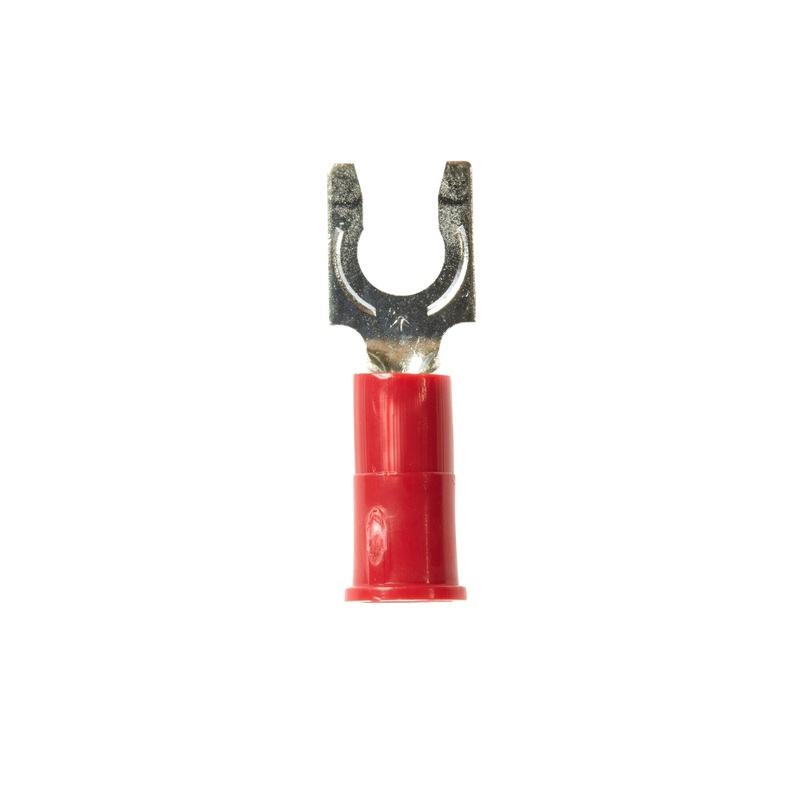 3M Scotchlok Locking Fork, Vinyl Insulated Brazed Seam MV18-8FLK, StudSize 8